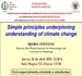 Hablemos de Física. Simple principles underpinning understanding of climate change